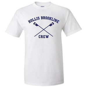 100% Cotton Hollis Brookline Crew Men's Team Spirit T-Shirt