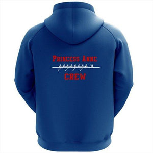 50/50 Hooded Princess Anne Crew Pullover Sweatshirt