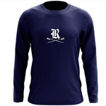 Custom Rice Crew Long Sleeve Cotton T-Shirt