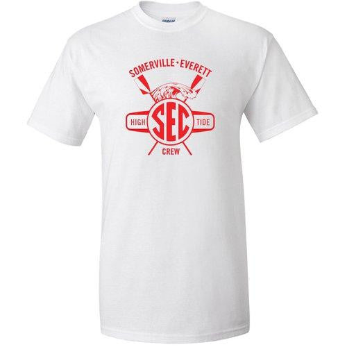 100% Cotton Somerville-Everett High Tide Crew Men's Team Spirit T-Shirt