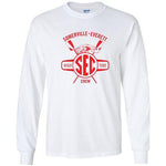 Custom Somerville-Everett High Tide Crew Long Sleeve Cotton T-Shirt