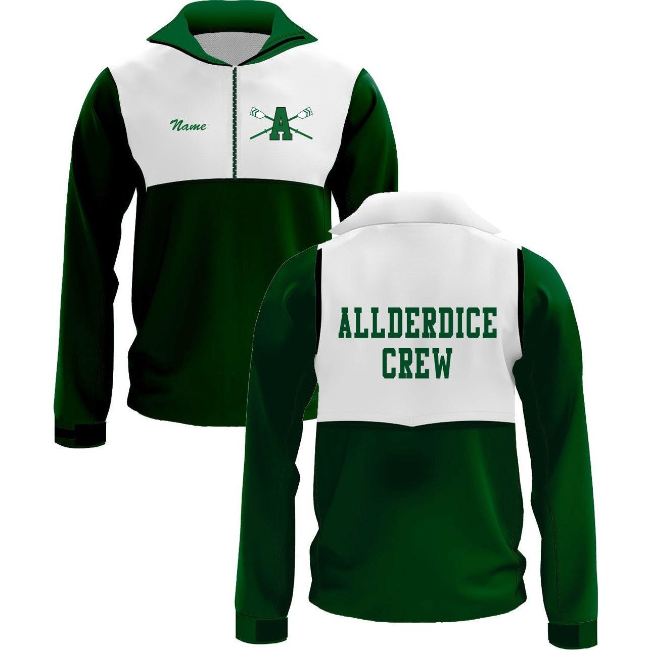 Full Zip Amherst Rowing Fleece Pullover