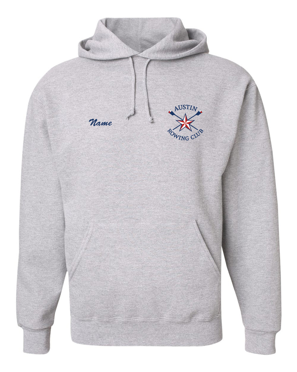 50/50 Hooded Austin Rowing Club Pullover Sweatshirt (embroidered)