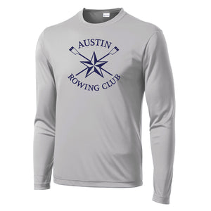 Austin Rowing Club Long Sleeve Poly Men's/Unisex Performance Tee