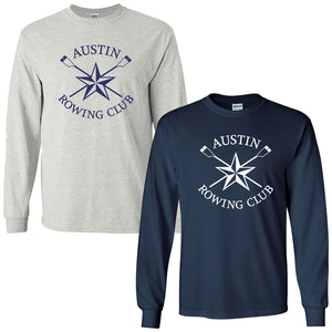 Custom Austin Rowing Club Long Sleeve Men's/Unisex Cotton T-Shirt