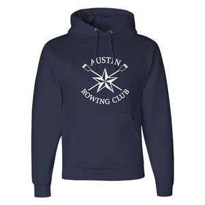 50/50 Hooded Austin Rowing Club Pullover Sweatshirt (printed)