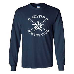 Custom Austin Rowing Club Long Sleeve Men's/Unisex Cotton T-Shirt