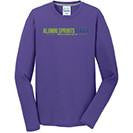 Long Sleeve Performance Wicking T-Shirt (Purple)