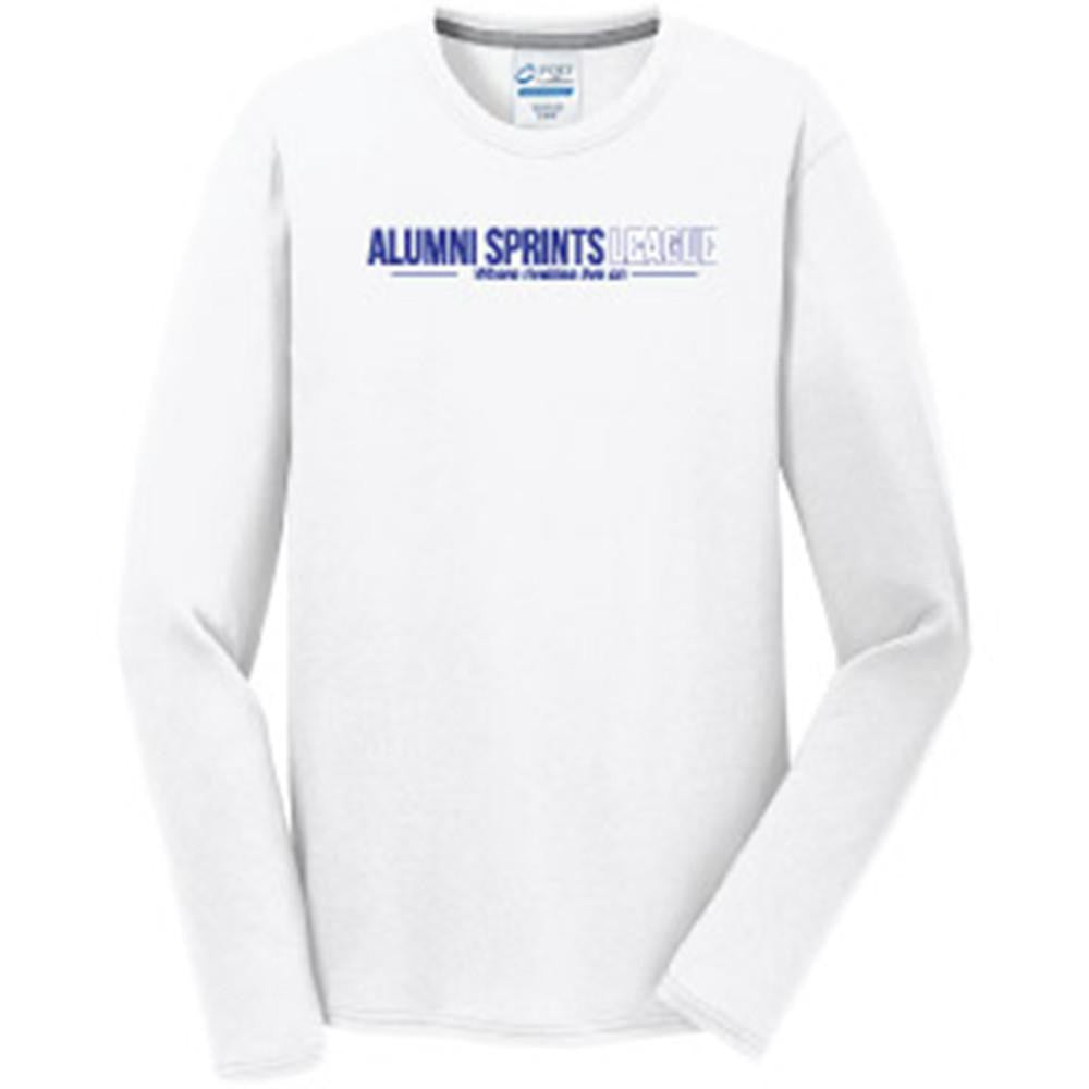 Long Sleeve Performance Wicking T-Shirt (White)