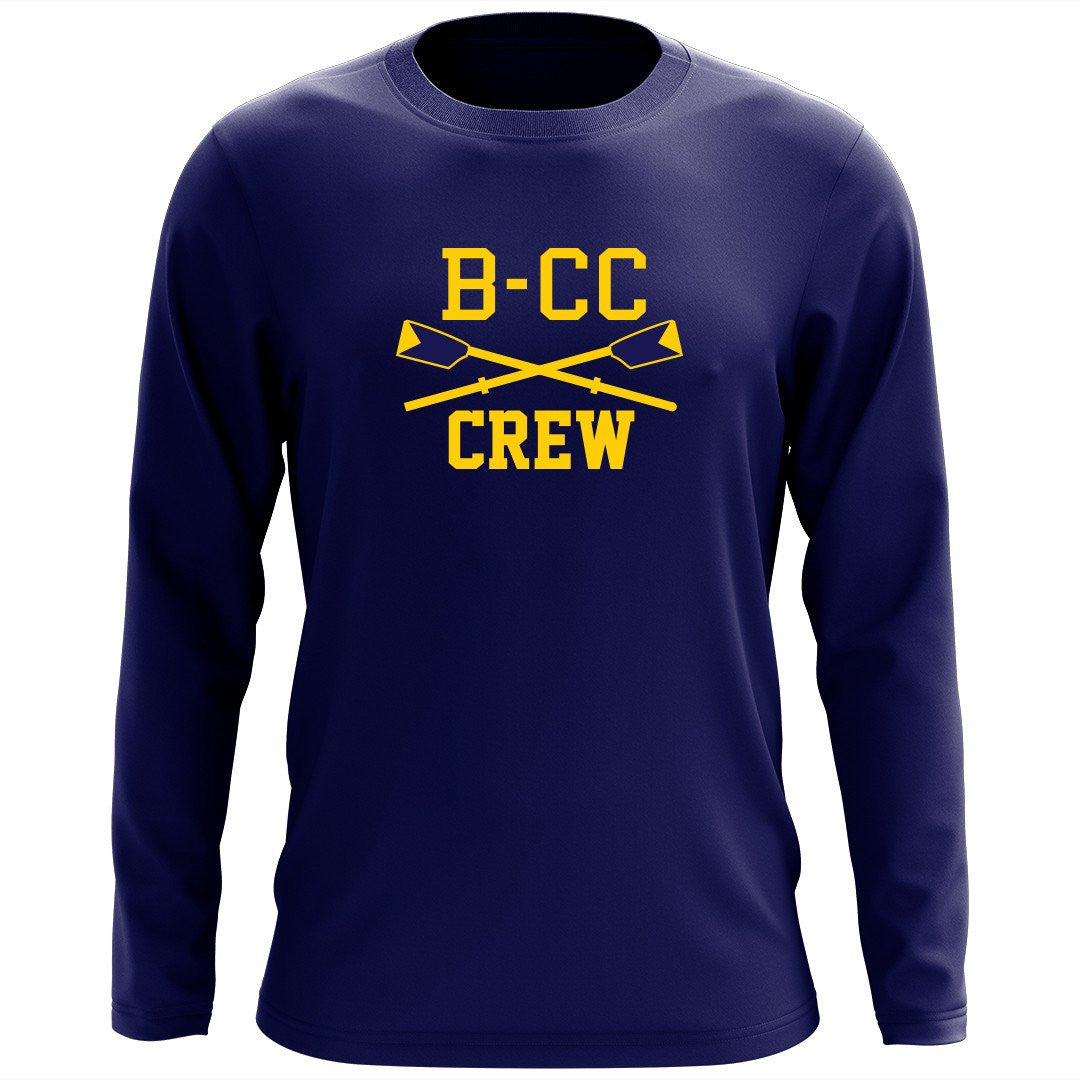 Custom B-CC Crew Long Sleeve Cotton T-Shirt