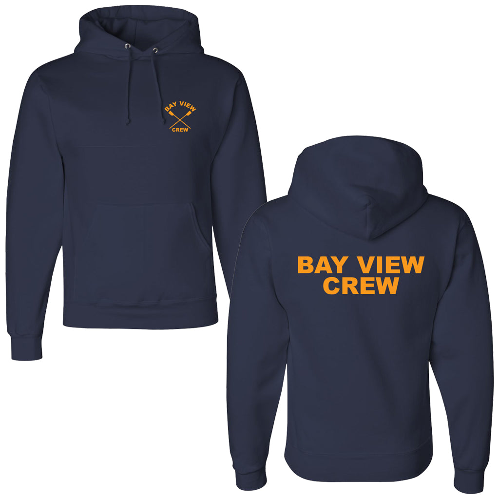 50/50 Hooded Bay View Crew Pullover Sweatshirt