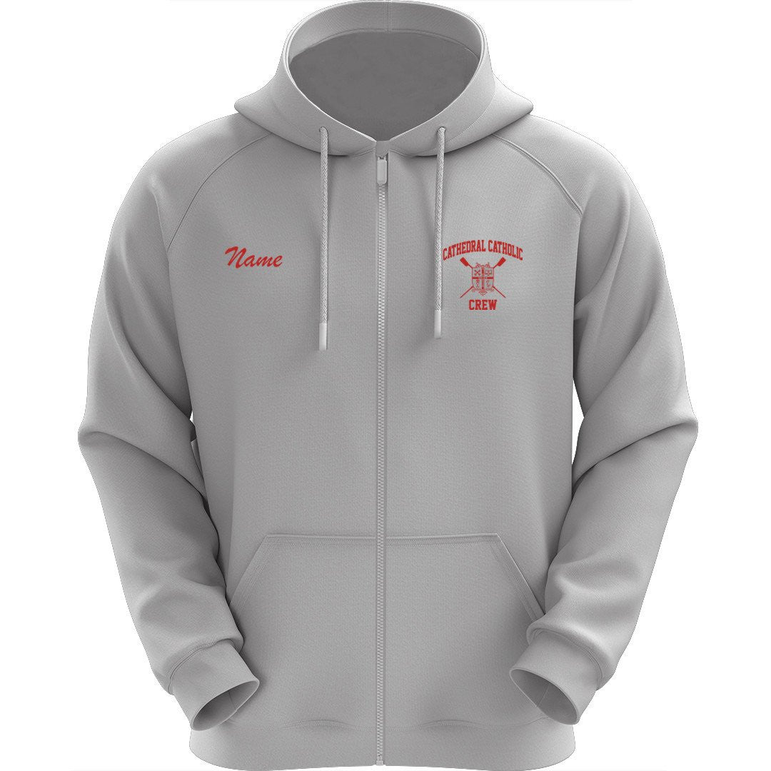 50/50 Hooded Cathedral Catholic Crew Pullover Sweatshirt