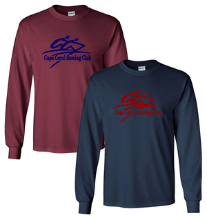 Custom Cape Coral Rowing Club Long Sleeve Cotton T-Shirt