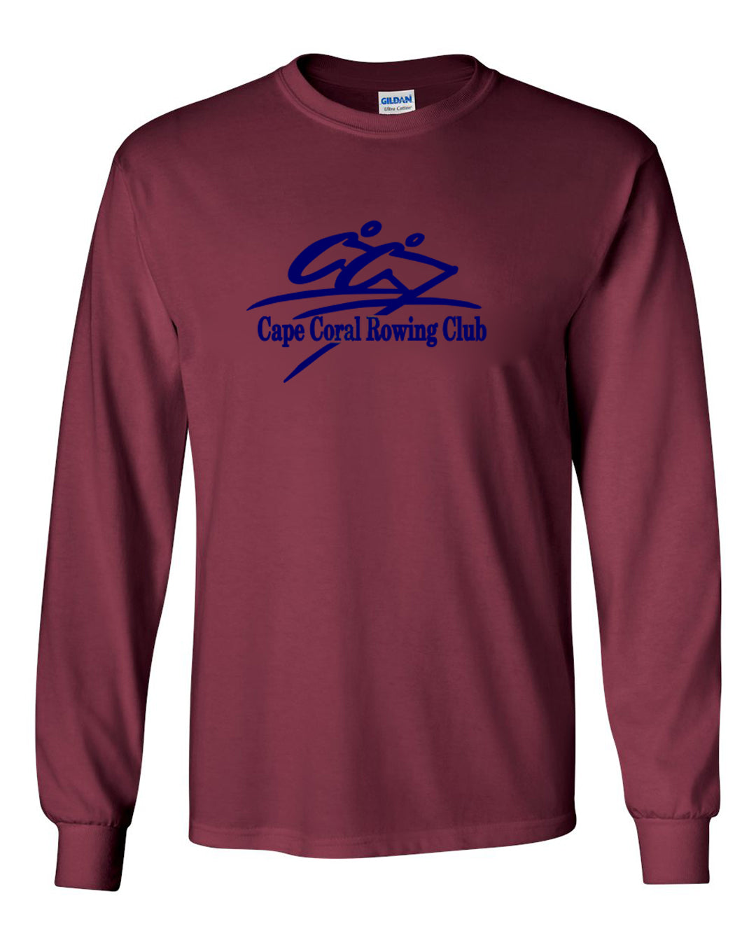 Custom Cape Coral Rowing Club Long Sleeve Cotton T-Shirt