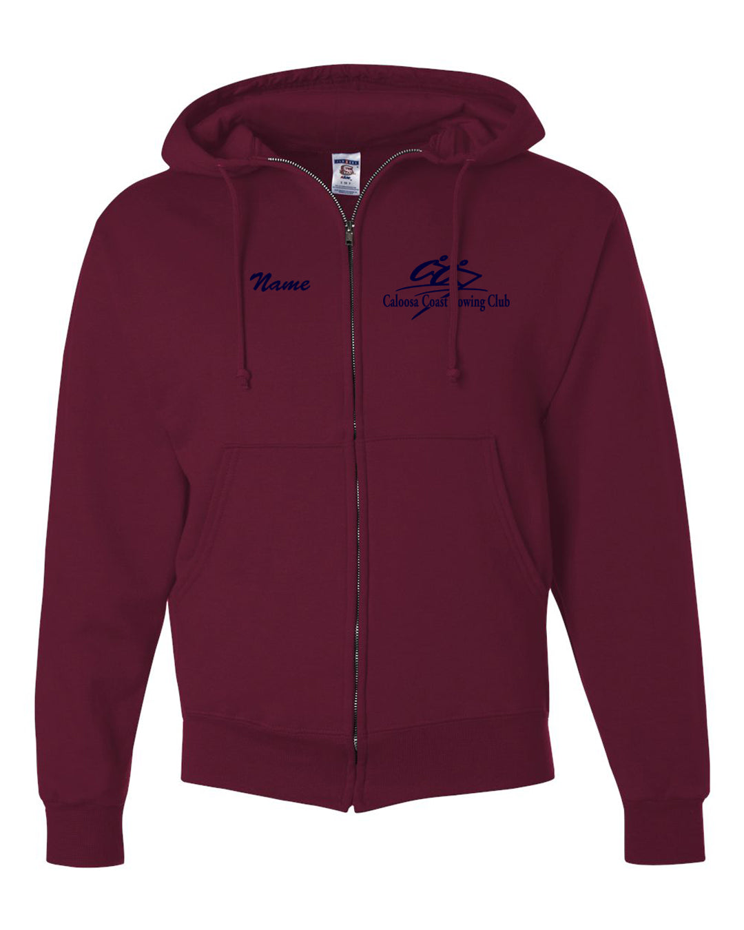 50/50 Zipper Hooded Cape Coral Rowing Club Sweatshirt
