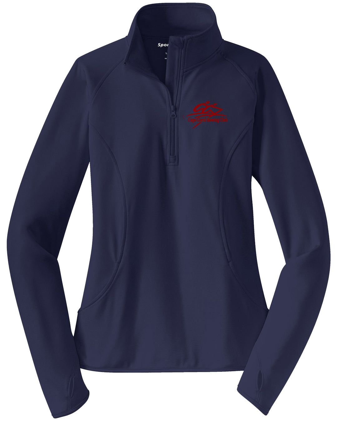 Cape Coral Rowing Club Ladies Pullover w/ Thumbhole