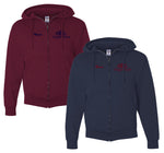 50/50 Zipper Hooded Cape Coral Rowing Club Sweatshirt