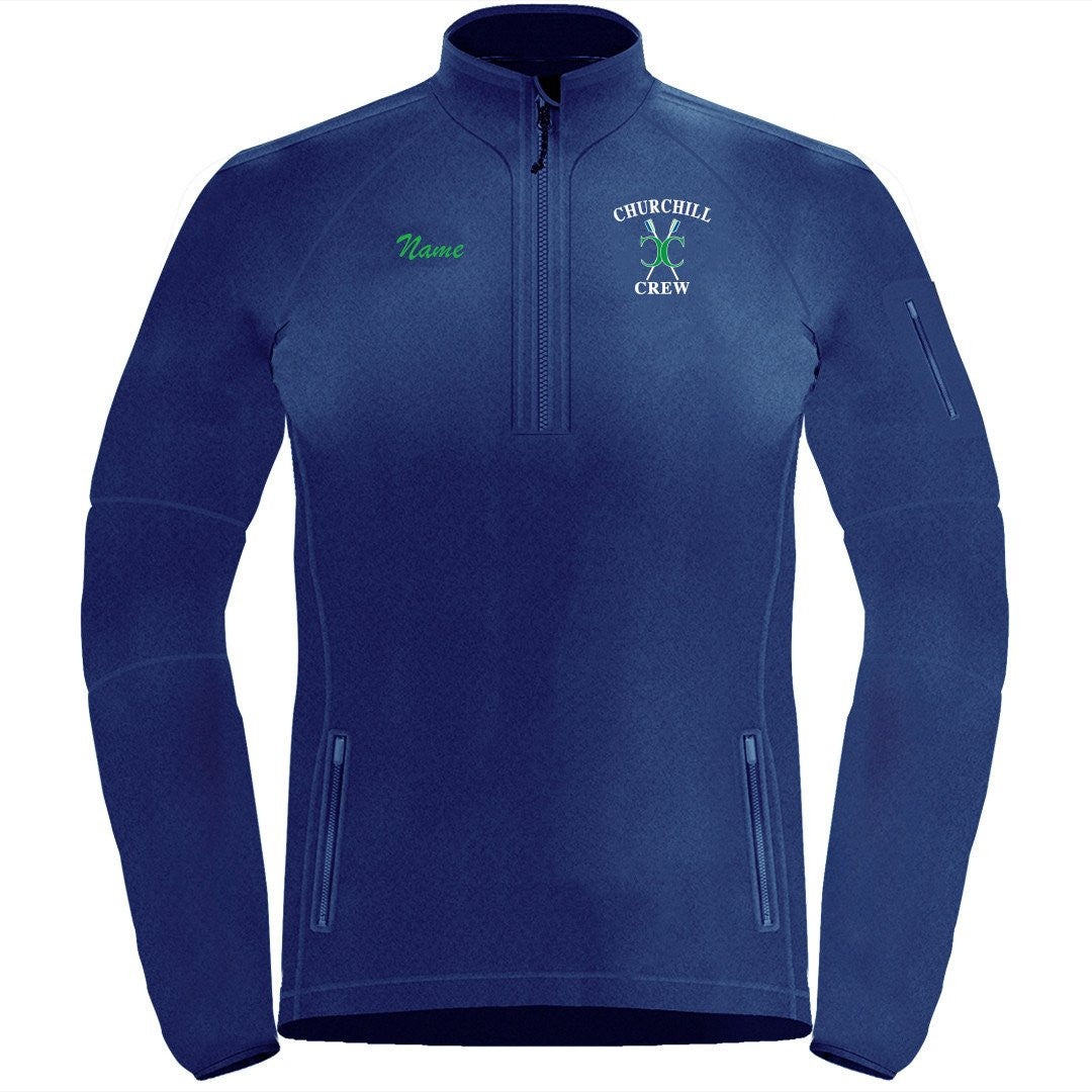 Full Zip Churchill Crew Fleece Pullover