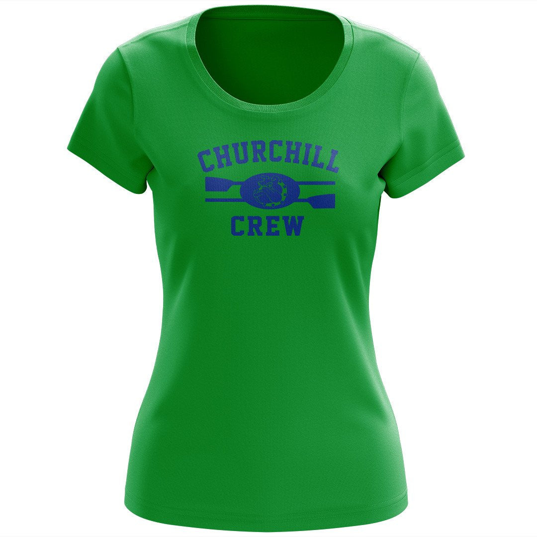 100% Cotton Churchill Crew Women's Team Spirit T-Shirt