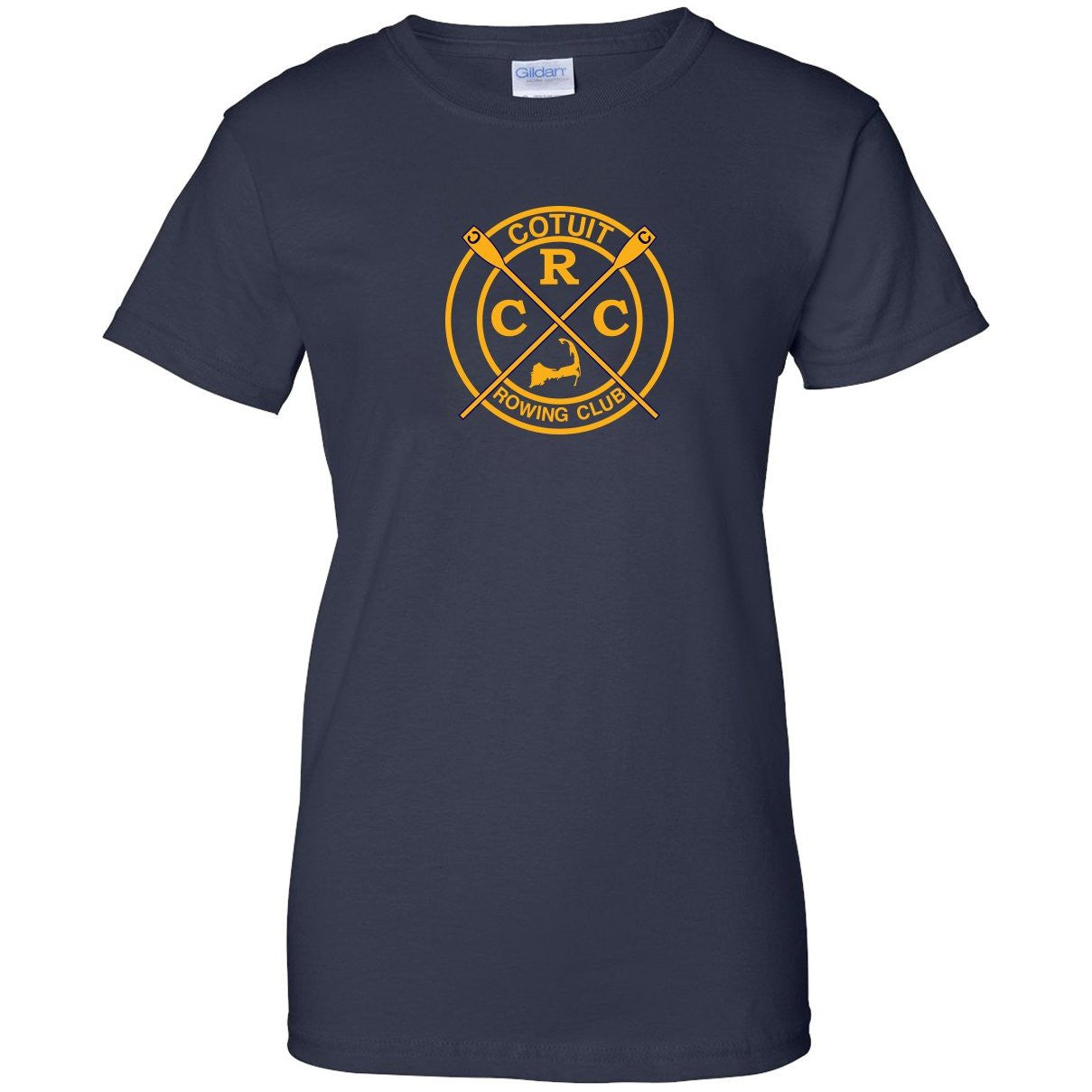 100% Cotton Cotuit Rowing Club Women's Team Spirit T-Shirt