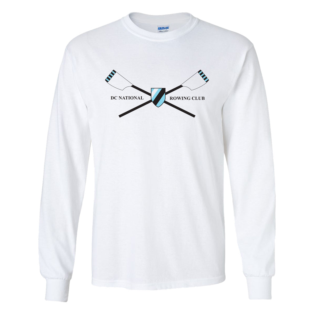 Custom DC National Rowing Club Long Sleeve Cotton T-Shirt