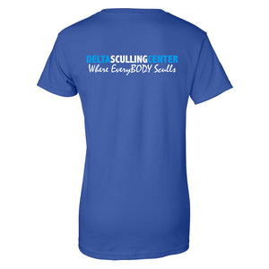 100% Cotton Delta Sculling Center Women's Team Spirit T-Shirt