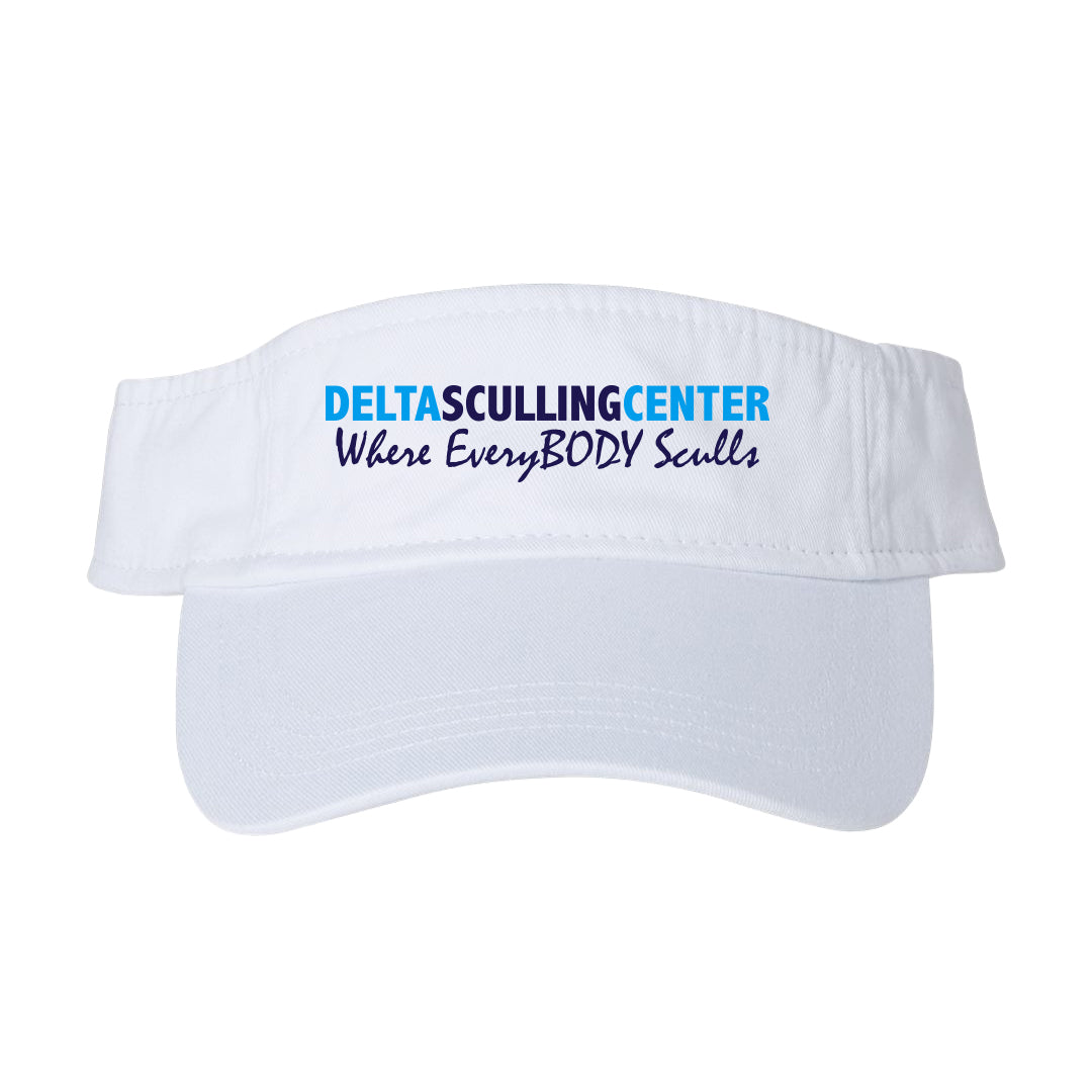 Delta Sculling Center Cotton Twill Visor