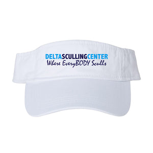 Delta Sculling Center Cotton Twill Visor