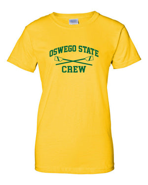 100% Cotton Oswego State Crew Women's Team Spirit T-Shirt