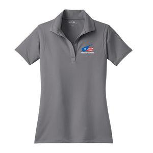 Freedom Rowers Embroidered Performance Ladies Polo