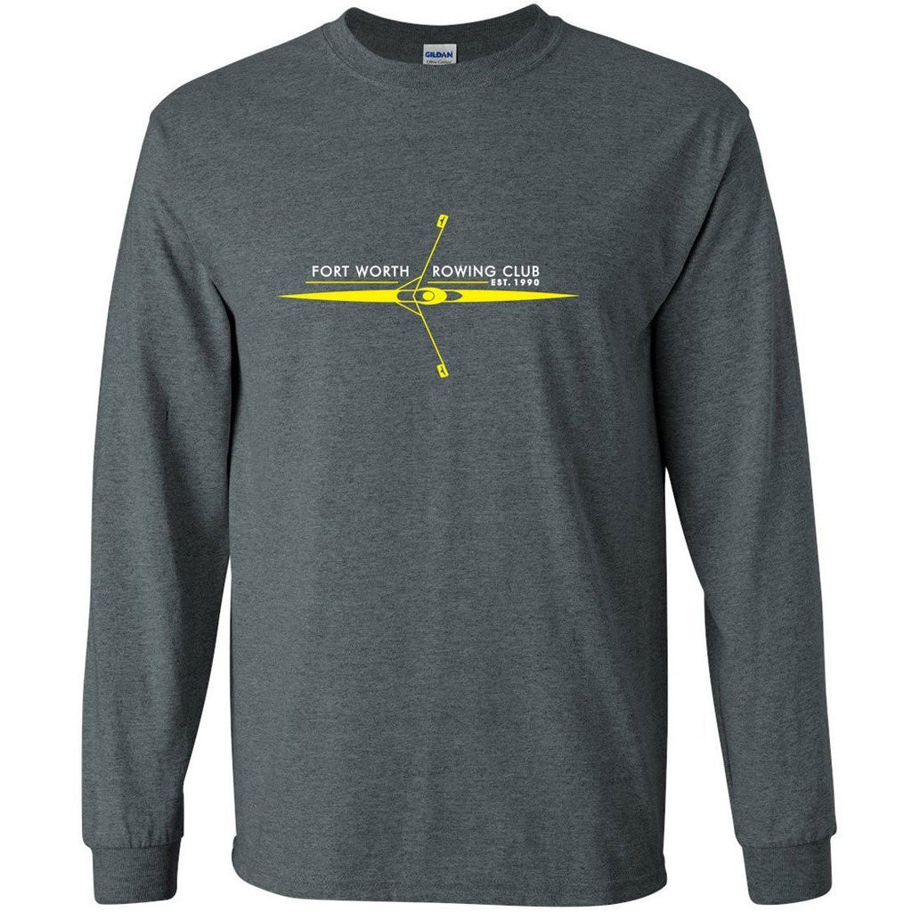 Custom Fort Worth Rowing Club Long Sleeve Cotton T-Shirt
