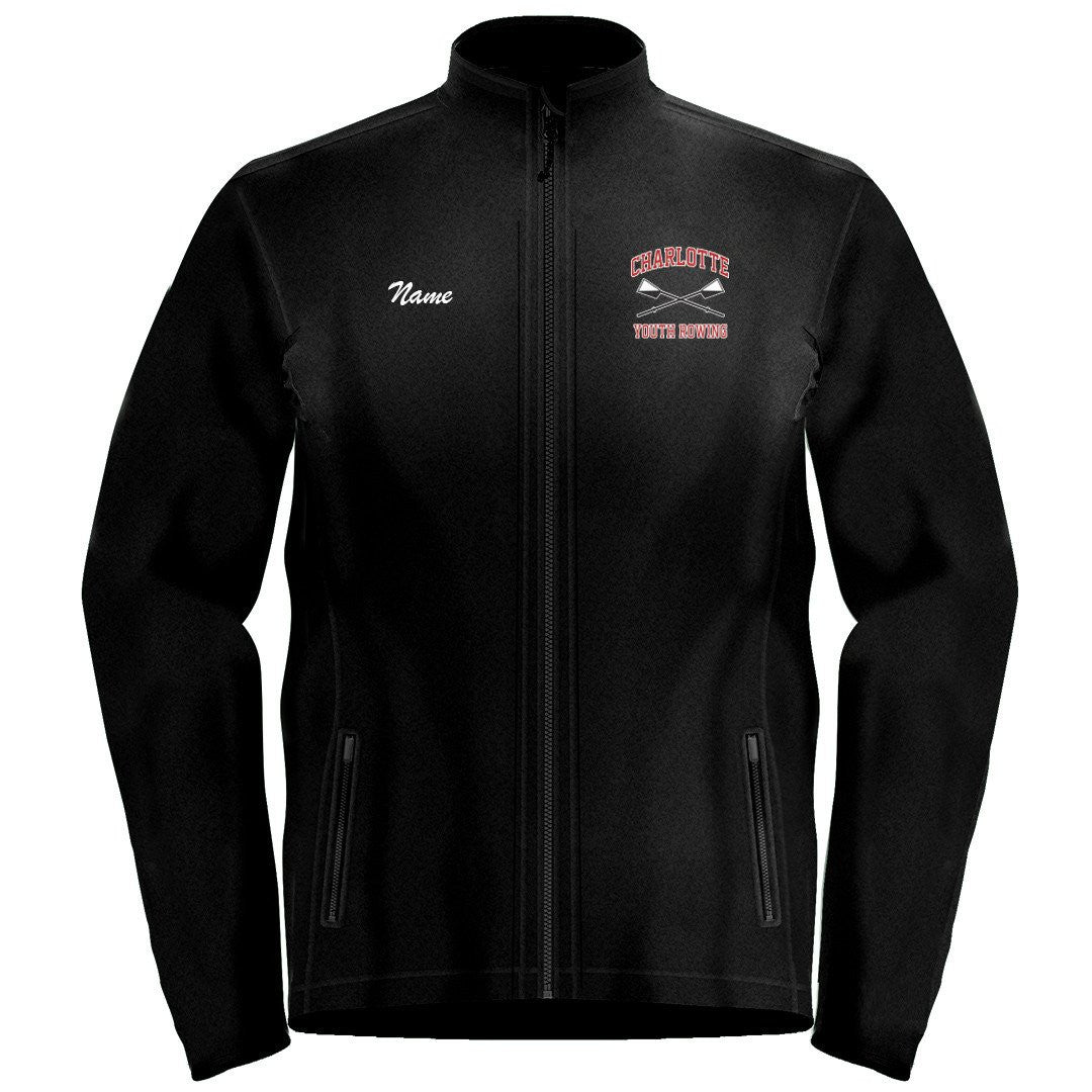Full Zip Charlotte Youth Rowing Club Fleece Pullover