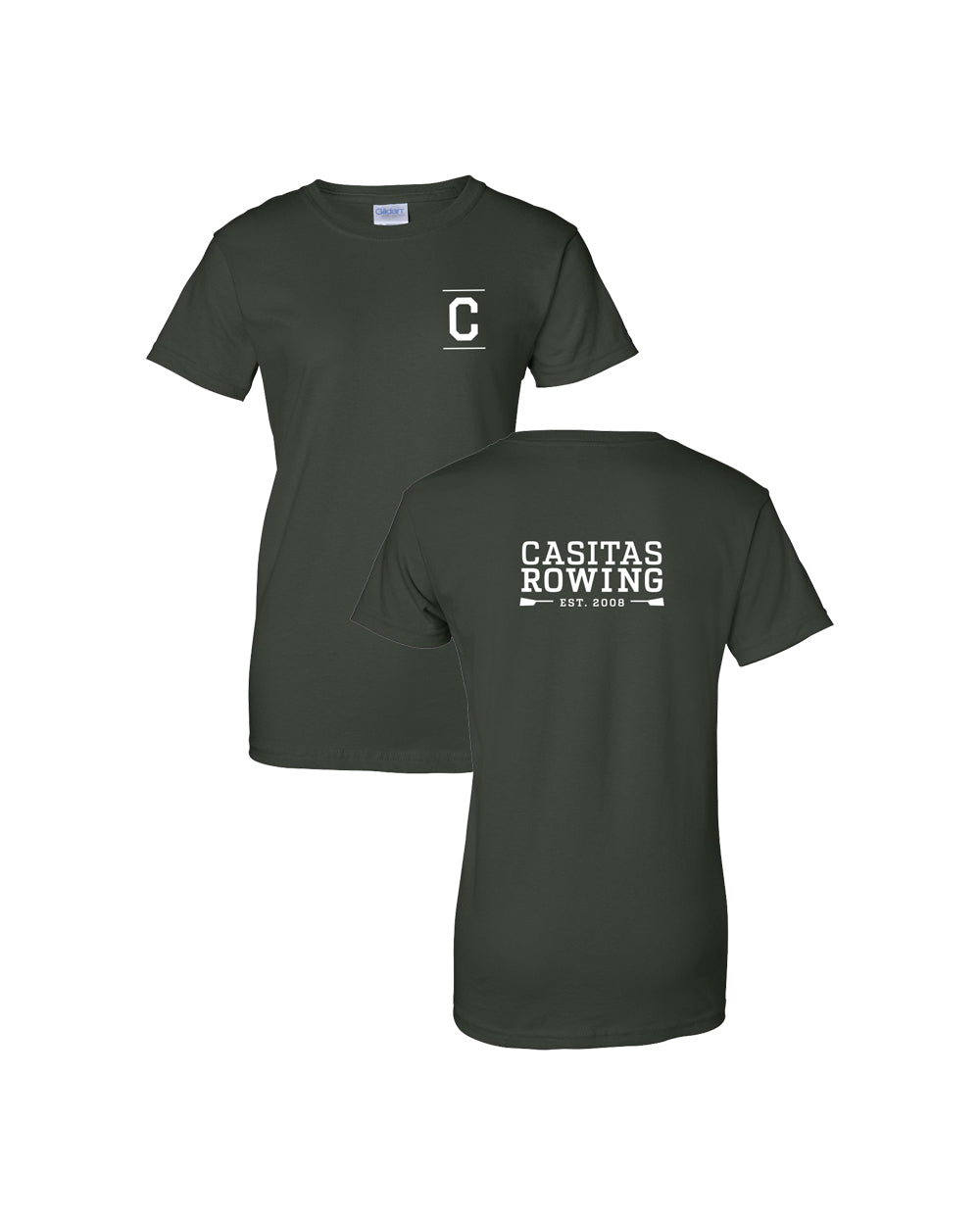 100% Cotton Casitas Rowing Women's Team Spirit T-Shirt