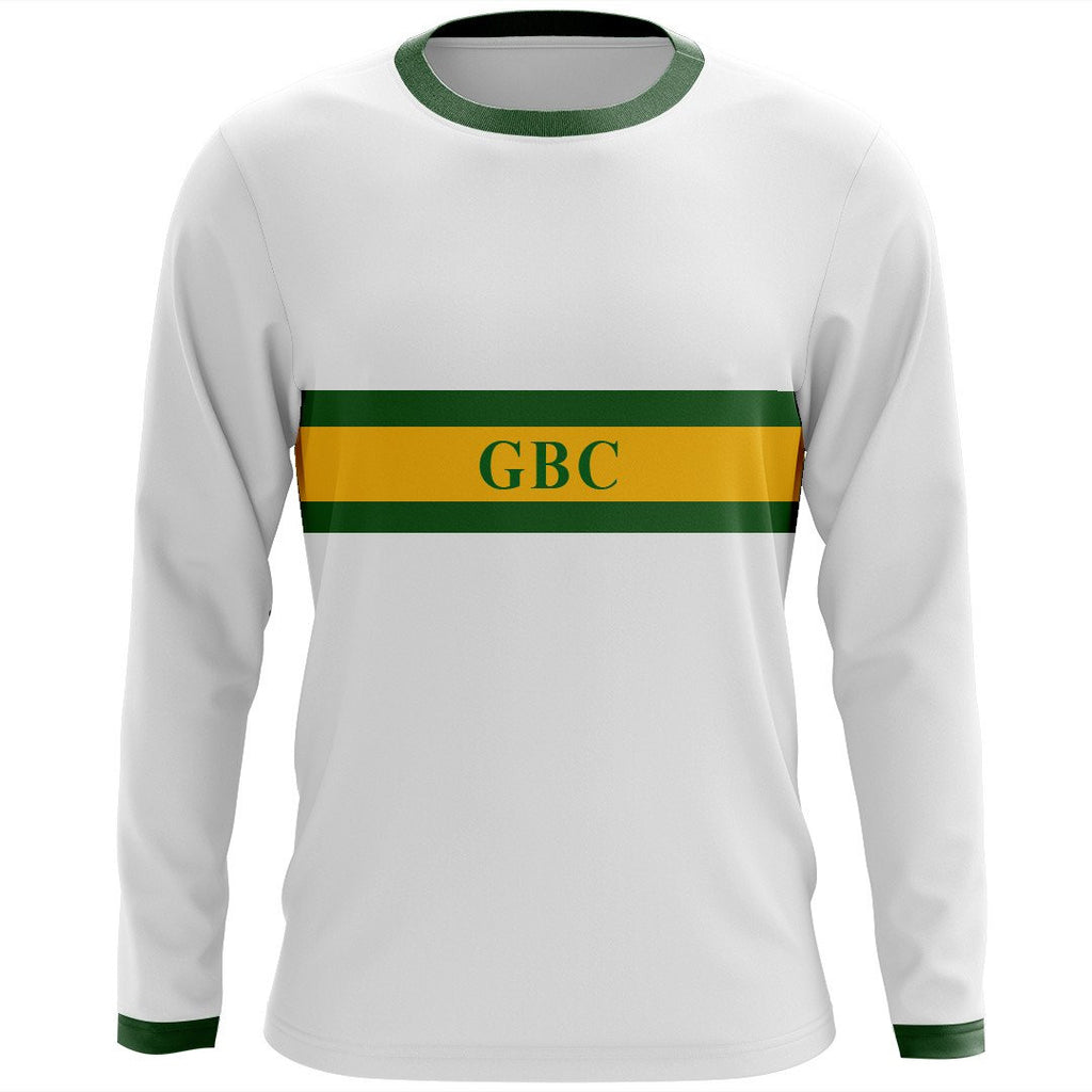 Custom Great Bridge Crew Long Sleeve Cotton T-Shirt - Striped