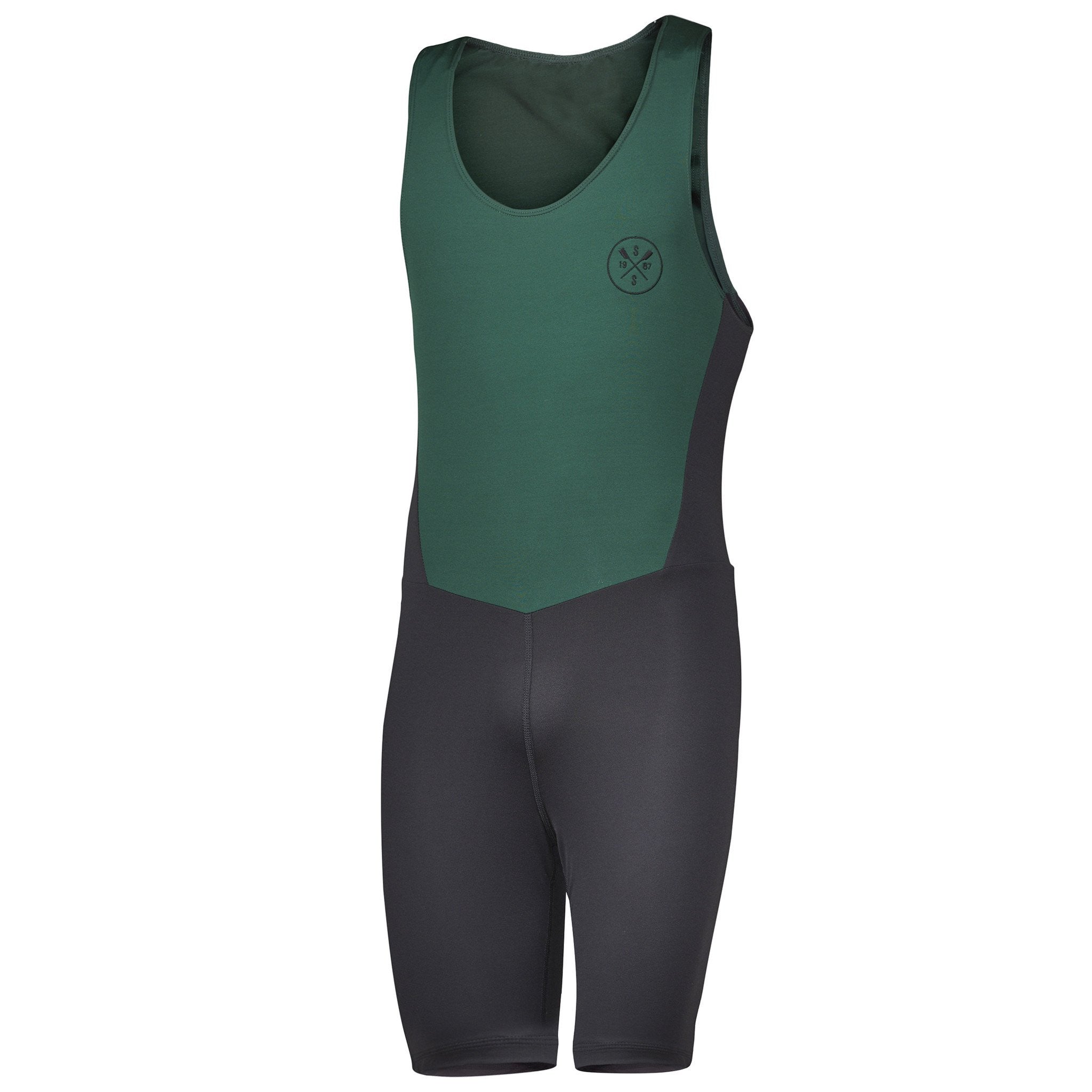 Sew Sporty Men's Unisuit (Black/Green)
