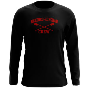 Custom Hatboro Horsham Crew Long Sleeve Cotton T-Shirt