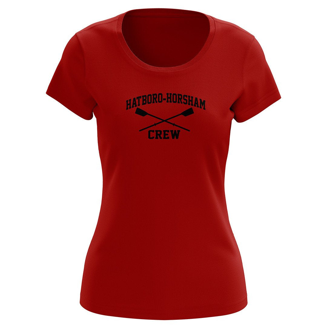 100% Cotton Hatboro Horsham Crew Women's Team Spirit T-Shirt