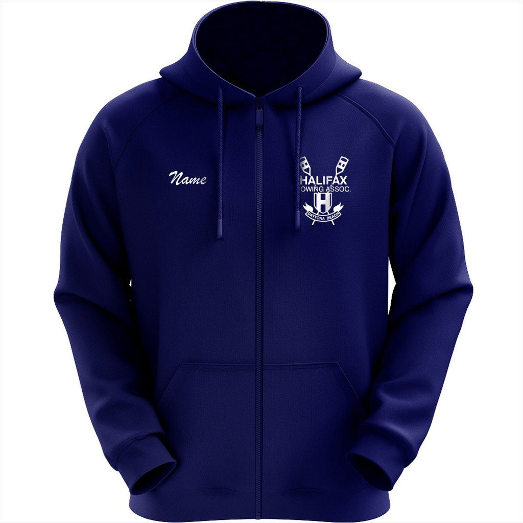 50/50 Hooded Halifax Rowing Association Pullover Full Zip Sweatshirt