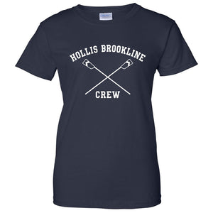 100% Cotton Hollis Brookline Crew Women's Team Spirit T-Shirt