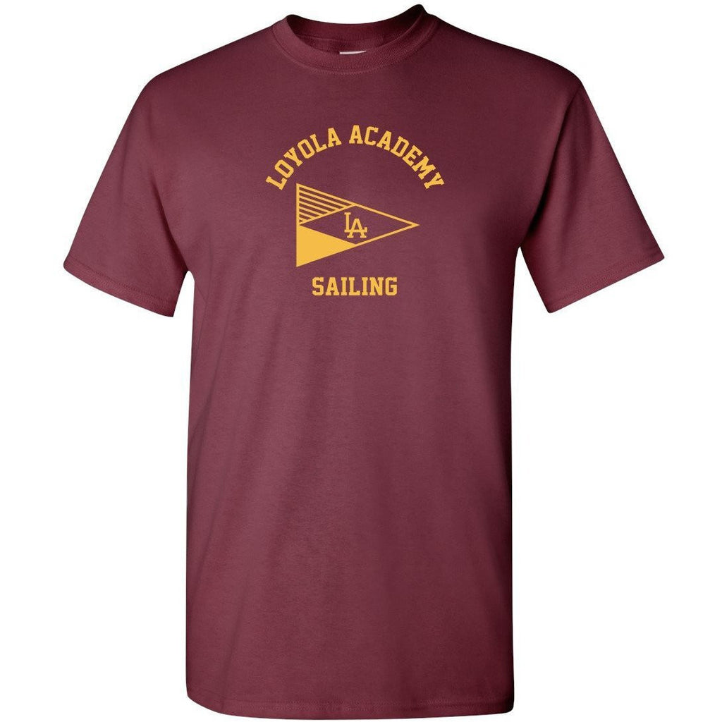 100% Cotton Loyola Sailing Men's Team Spirit T-Shirt