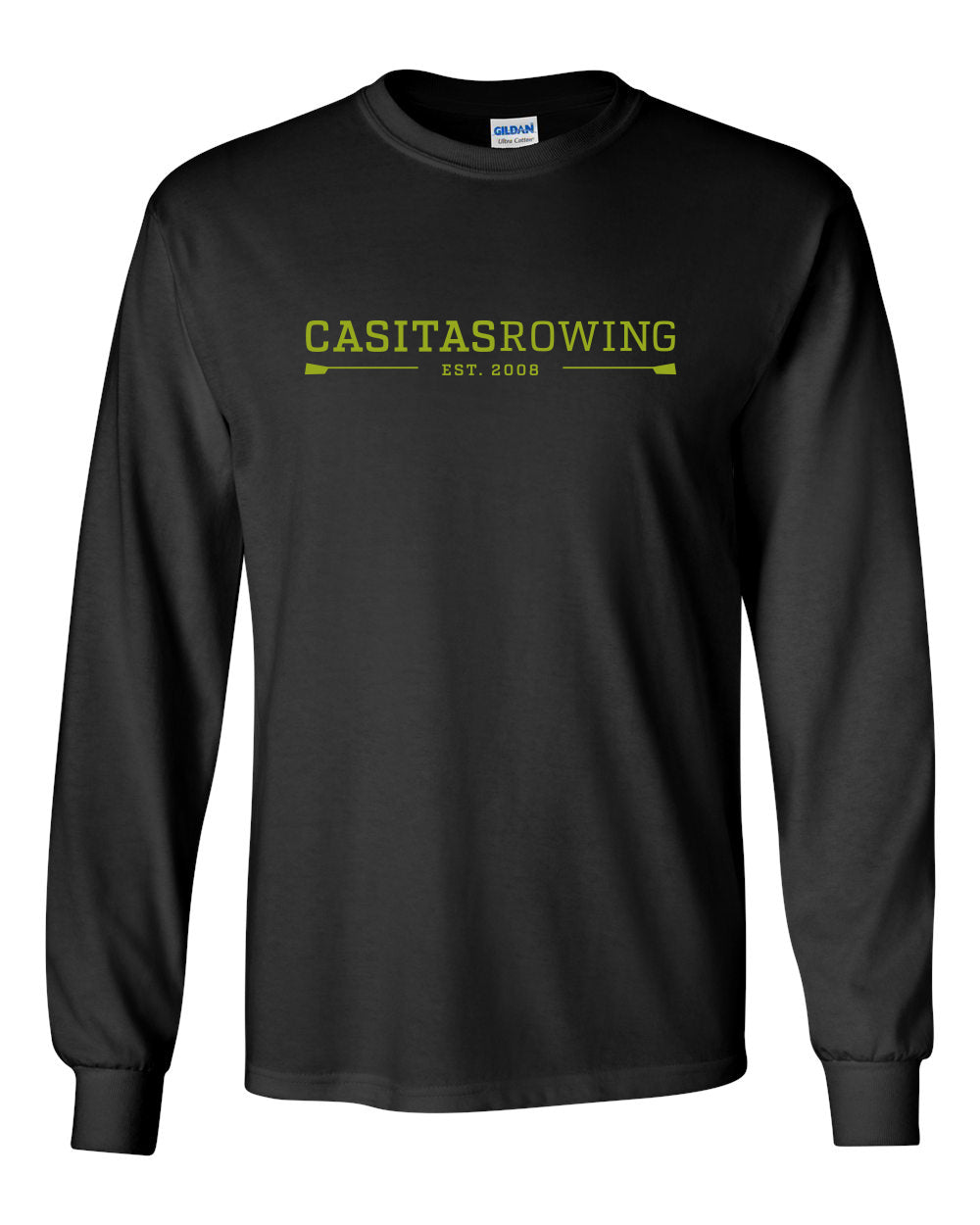 Custom Casitas Rowing Long Sleeve Cotton T-Shirt