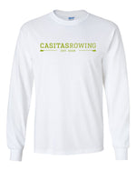 Custom Casitas Rowing Long Sleeve Cotton T-Shirt