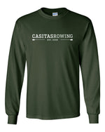 Custom Casitas Rowing Long Sleeve Cotton T-Shirt