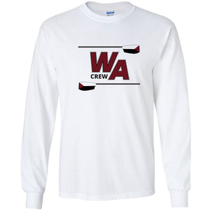 Custom Westford Crew Long Sleeve Cotton T-Shirt