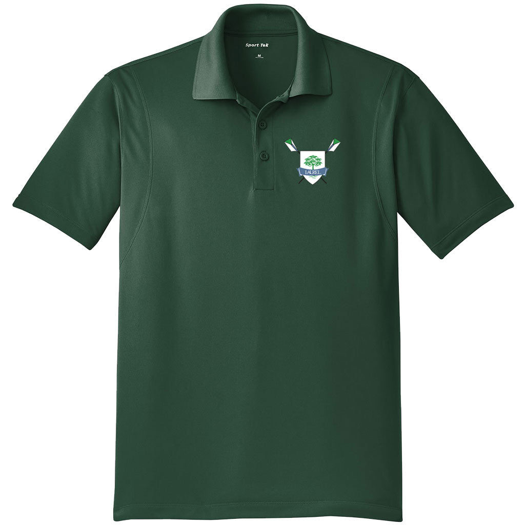 Laurel Rowing Embroidered Performance Men's Polo