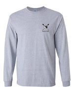 Custom Haven Crew Long Sleeve Cotton T-Shirt