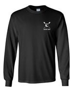 Custom Haven Crew Long Sleeve Cotton T-Shirt