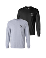 Custom Haven Crew Long Sleeve Cotton T-Shirt