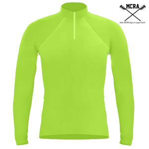 MCRA Hi-Vis 1/4 Zip Long Sleeve Warm Up Shirt