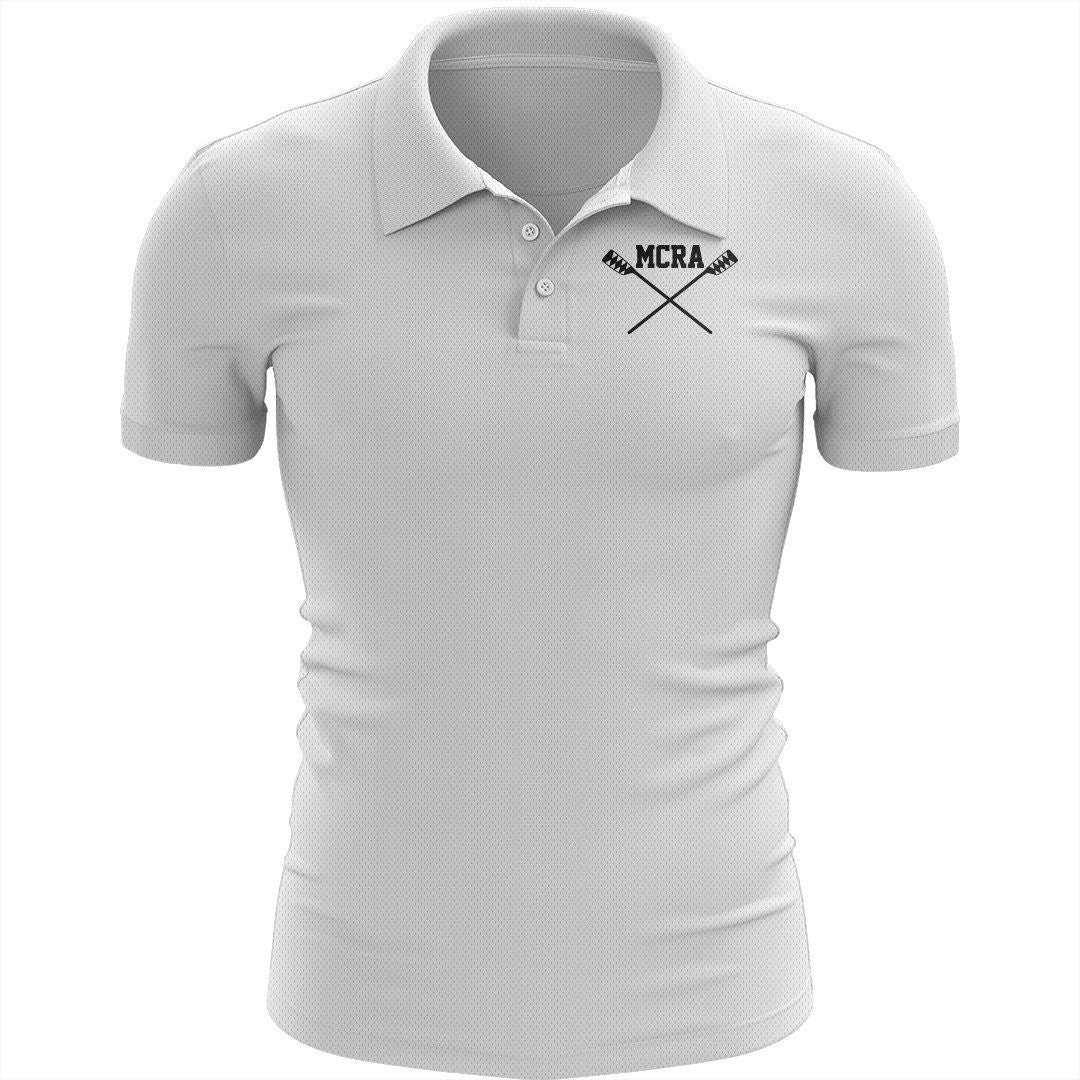 Merrymeeting Rowing Embroidered Performance Men's Polo
